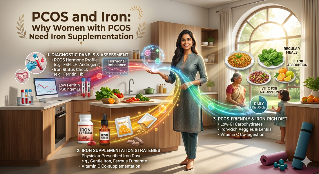PCOS and Iron: Why Women with PCOS Need Iron Supplementation