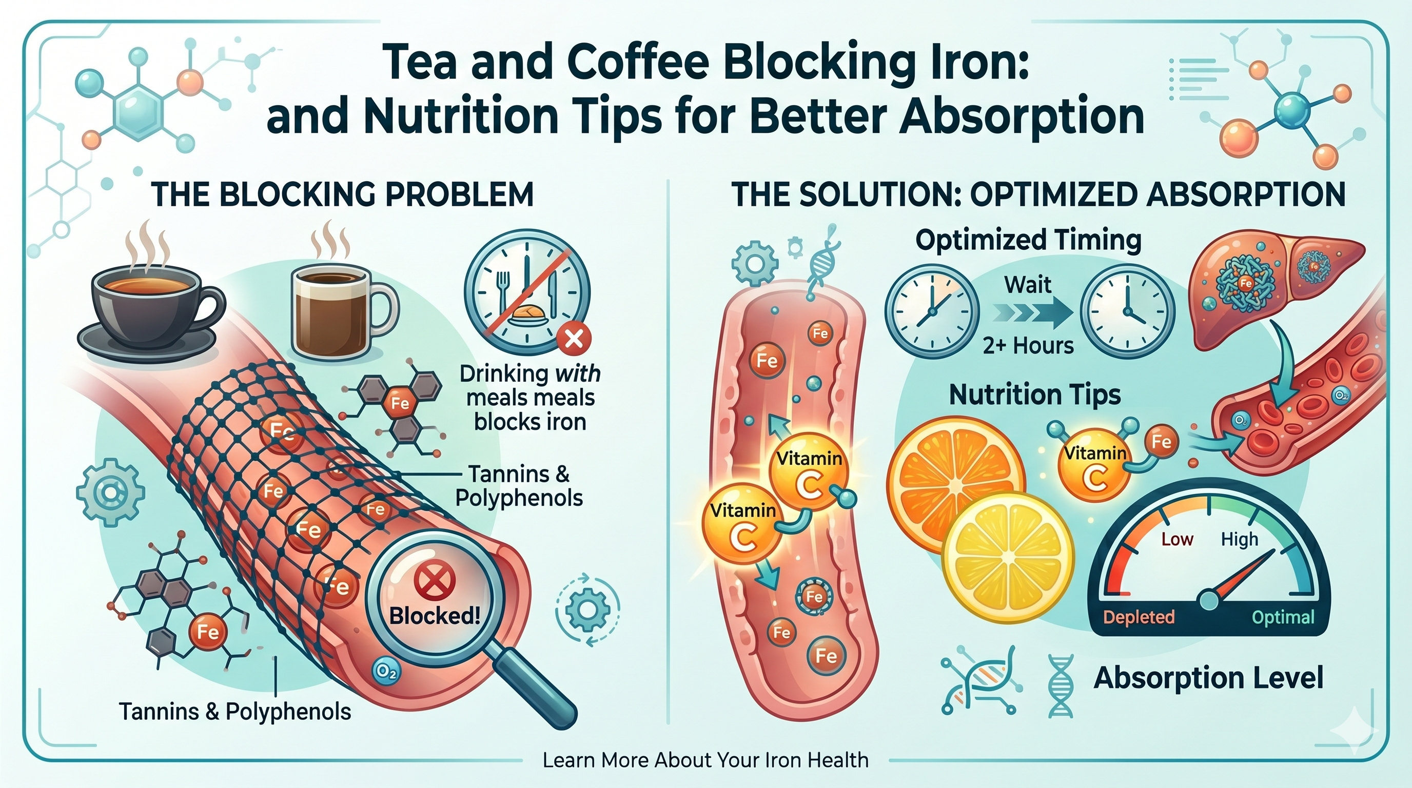 Tea and Coffee Blocking Iron: Timing and Nutrition Tips for Better Absorption