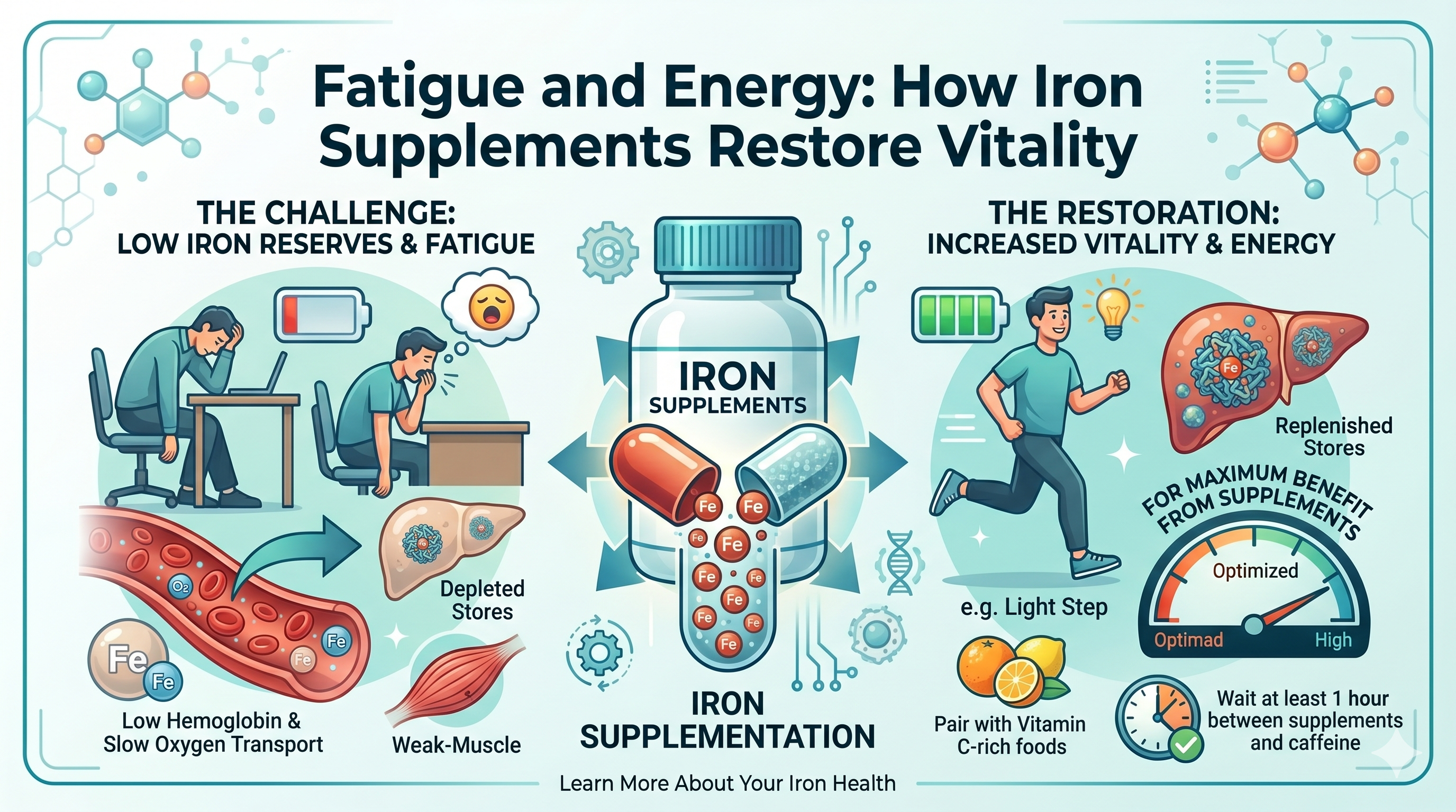 Fatigue and Energy: How Iron Supplements Restore Vitality