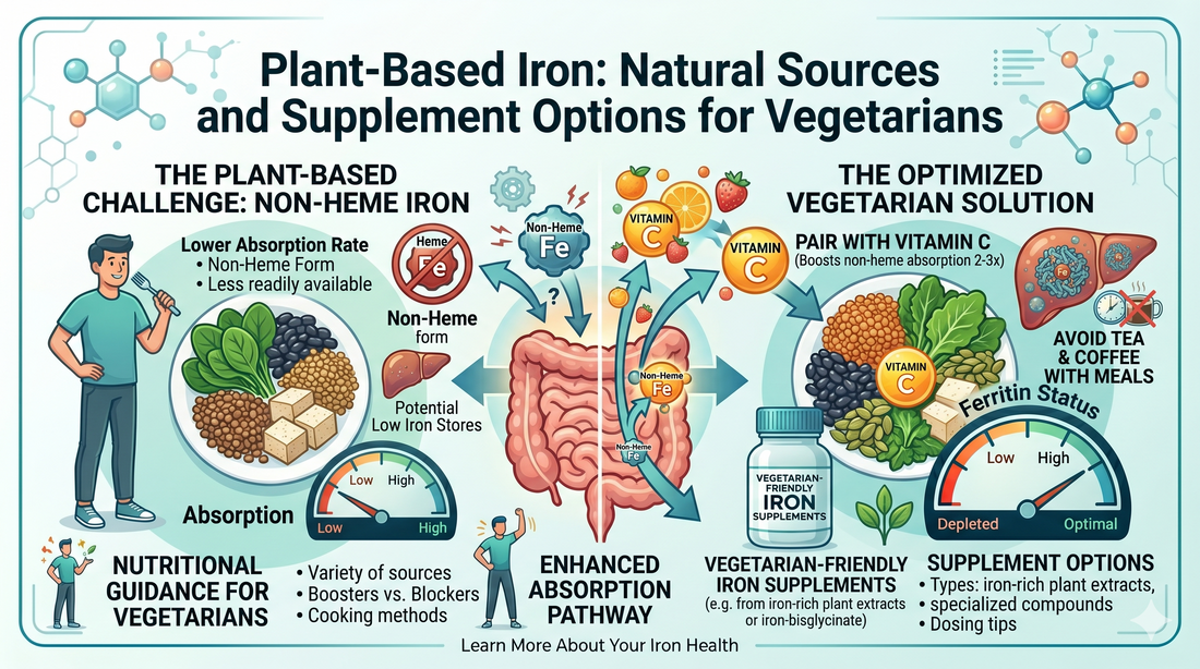 Plant-Based Iron: Natural Sources and Supplement Options for Vegetarians