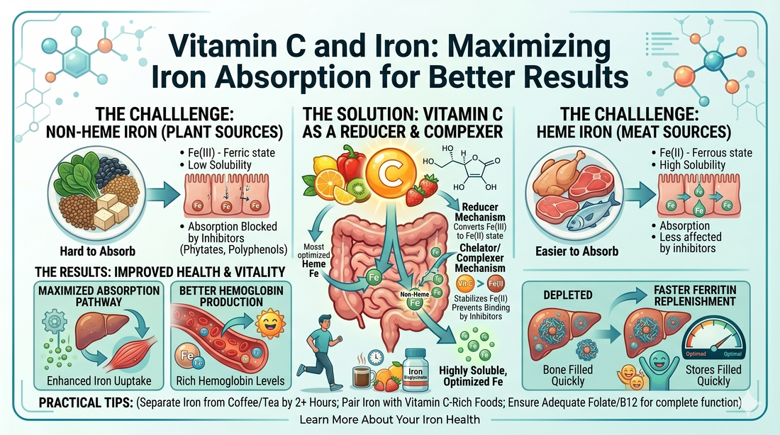 Vitamin C and Iron: Maximizing Iron Absorption for Better Results