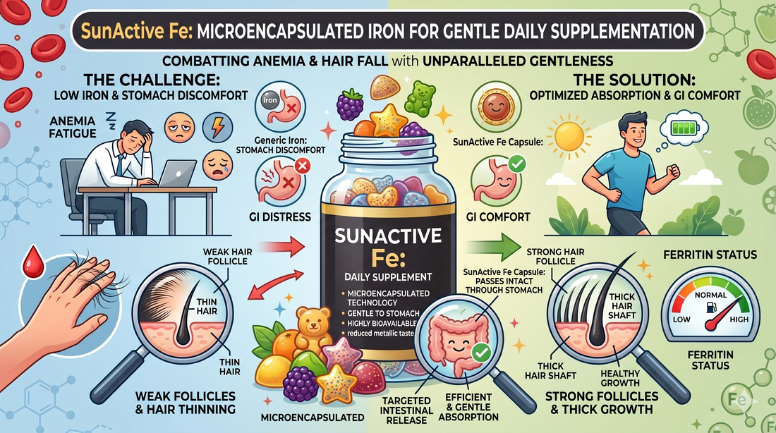 SunActive Fe: Microencapsulated Iron for Gentle Daily Supplementation