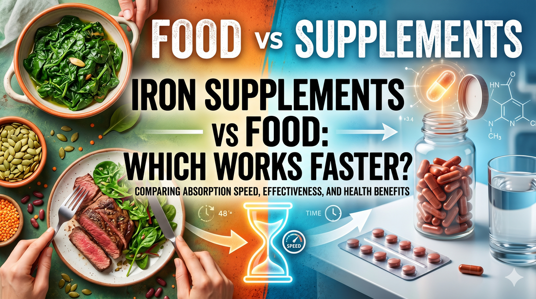 Iron Supplements vs Food: Which Works Faster?