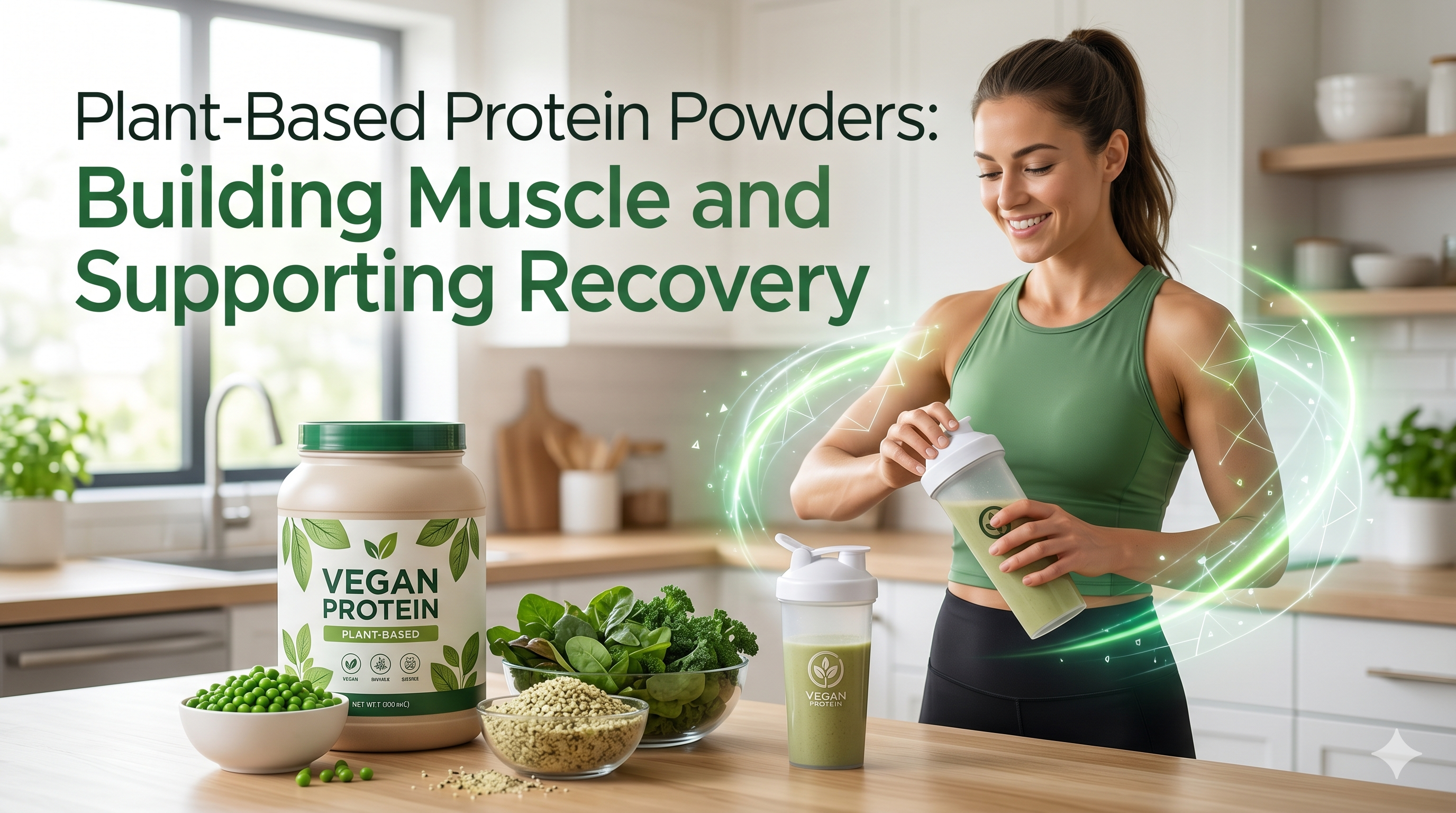 Plant-Based Protein Powders: Building Muscle and Supporting Recovery