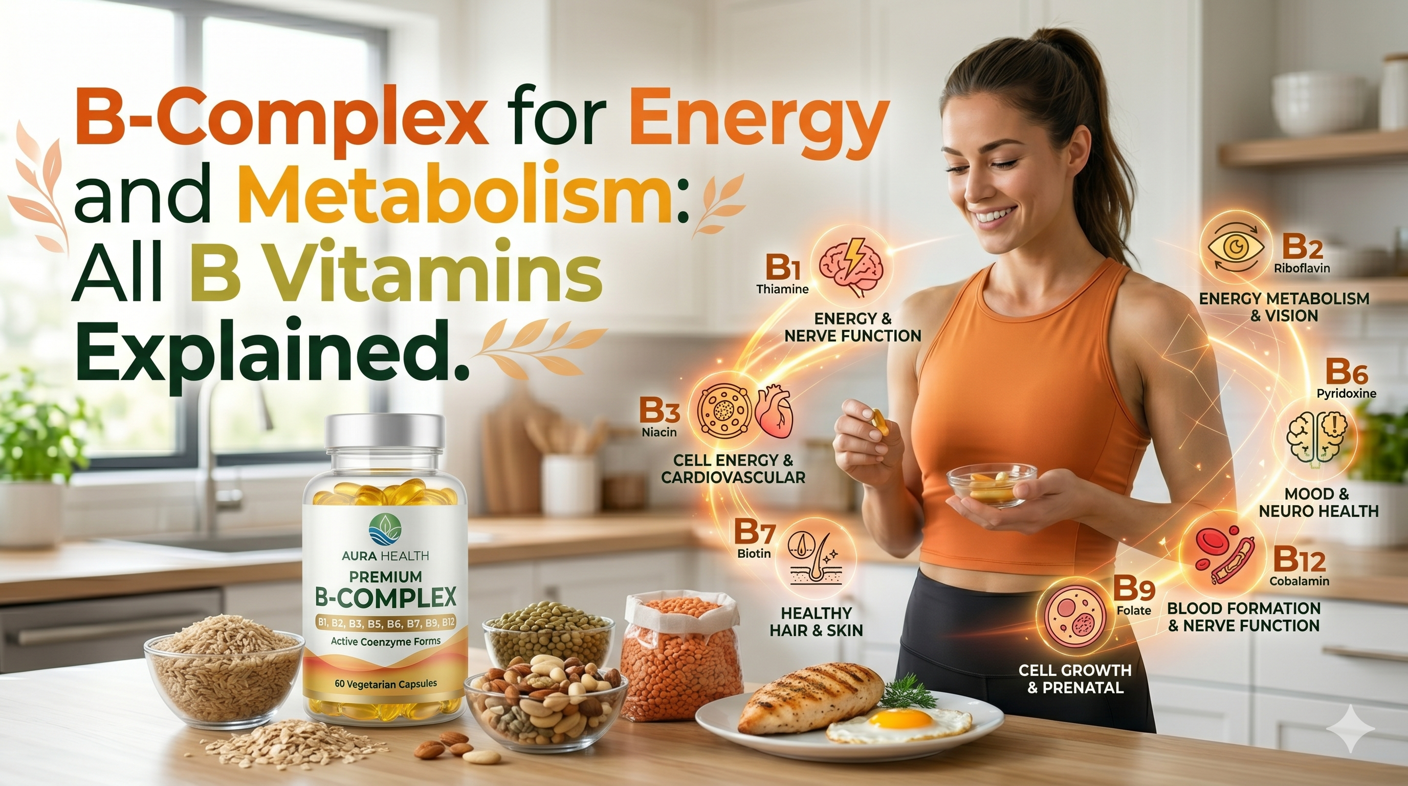 B-Complex for Energy and Metabolism: All B Vitamins Explained