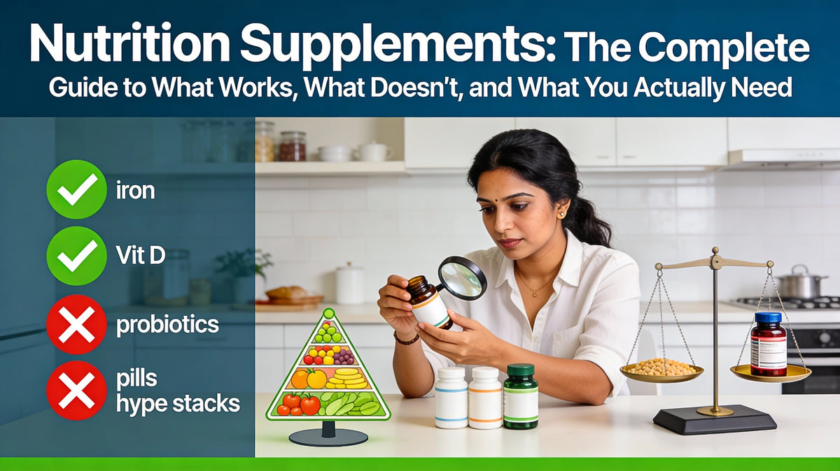 Nutrition Supplements: The Complete Guide to What Works, What Doesn't, and What You Actually Need