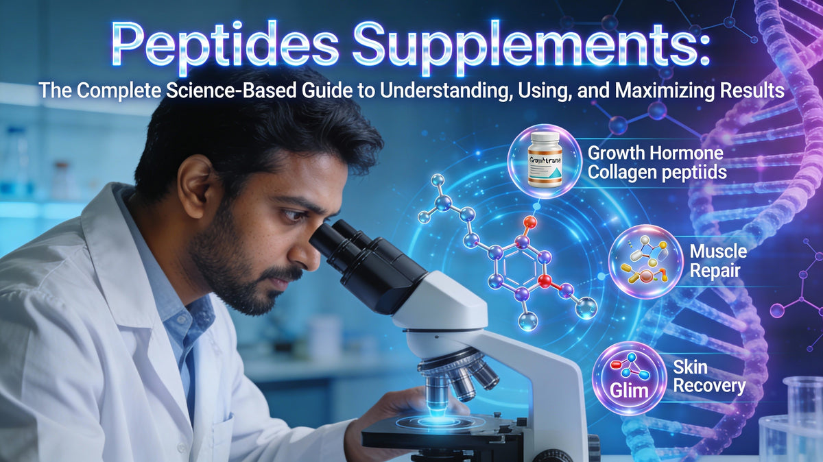 Peptides Supplements: The Complete Science-Based Guide to Understanding, Using, and Maximizing Results